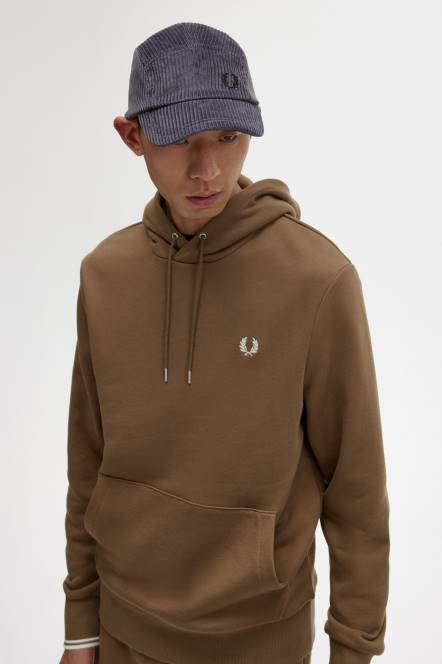 Fred Perry muškarci trenirka s kapuljačom s vrhom N42N420 odjeća osjenčani kamen/ekru