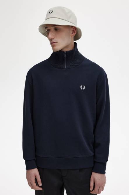 Fred Perry muškarci trenirka s pletenim rubom N42N430 odjeća mornarica