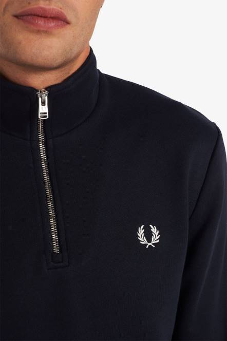 Fred Perry muškarci trenirka s pola patentnim zatvaračem N42N388 odjeća mornarica