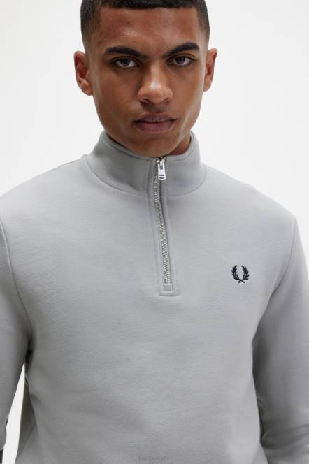 Fred Perry muškarci trenirka s pola patentnim zatvaračem N42N422 odjeća vapnenac