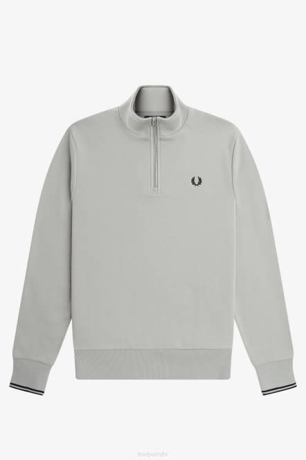 Fred Perry muškarci trenirka s pola patentnim zatvaračem N42N422 odjeća vapnenac