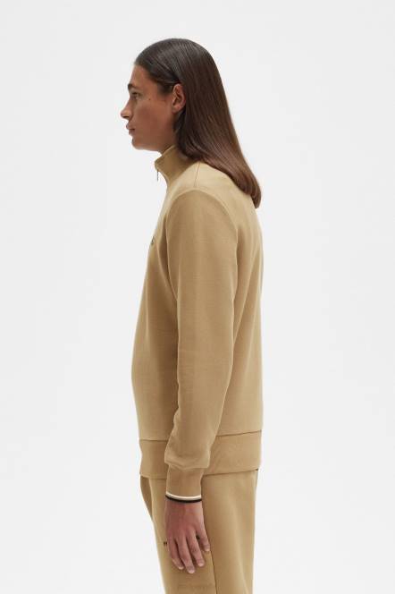 Fred Perry muškarci trenirka s pola patentnim zatvaračem N42N427 odjeća topli kamen