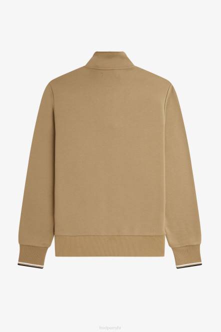 Fred Perry muškarci trenirka s pola patentnim zatvaračem N42N427 odjeća topli kamen