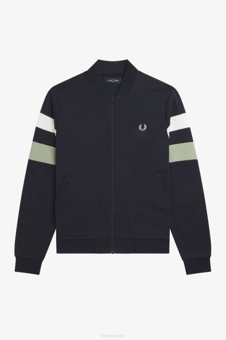 Fred Perry muškarci trenirka s vrhom rukava N42N7 odjeća mornarica