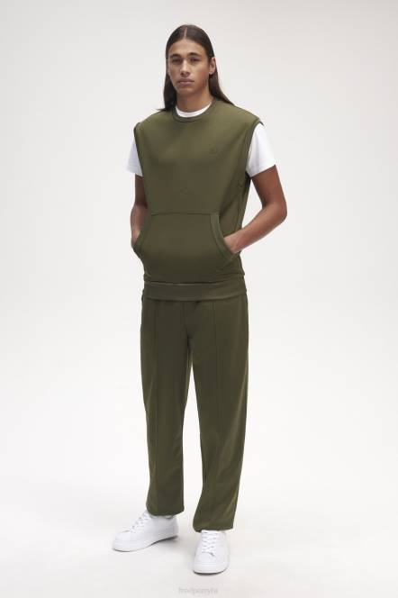 Fred Perry muškarci triko majica bez rukava N42N404 odjeća jednolična zelena