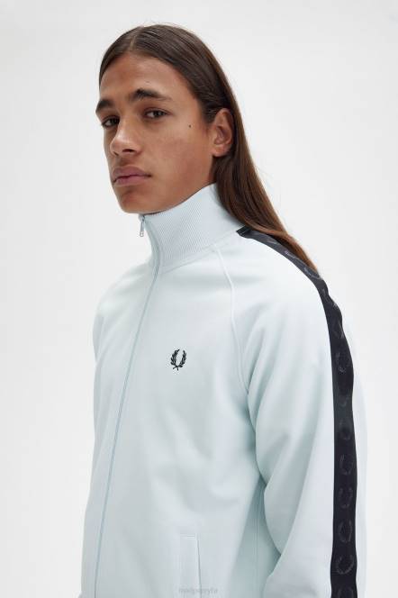Fred Perry muškarci trkačka jakna u tonu N42N5 odjeća svijetlo led/crna