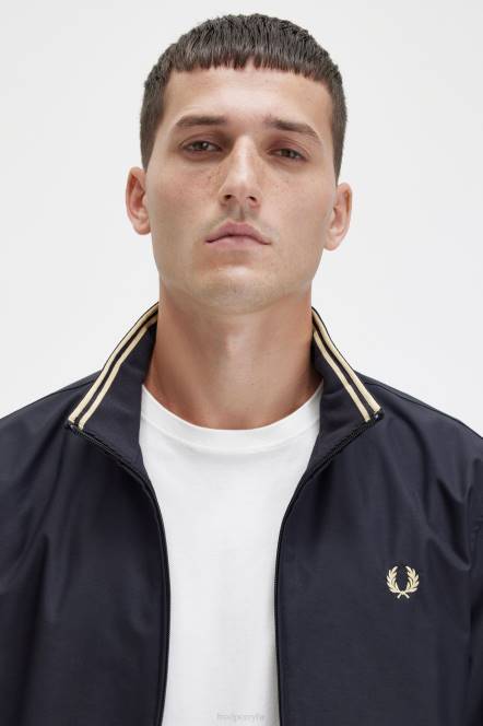 Fred Perry muškarci brentham jakna N42N236 odjeća crno