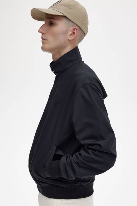 Fred Perry muškarci harrington jakna N42N233 odjeća crno