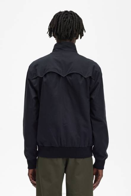 Fred Perry muškarci harrington jakna N42N243 odjeća crno