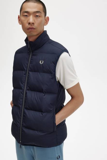 Fred Perry muškarci izolirana jakna N42N246 odjeća mornarica