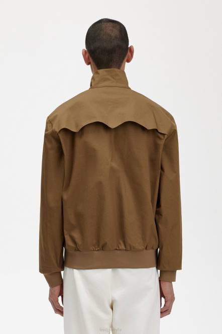 Fred Perry muškarci jakna s patentnim zatvaračem N42N242 odjeća osjenčani kamen