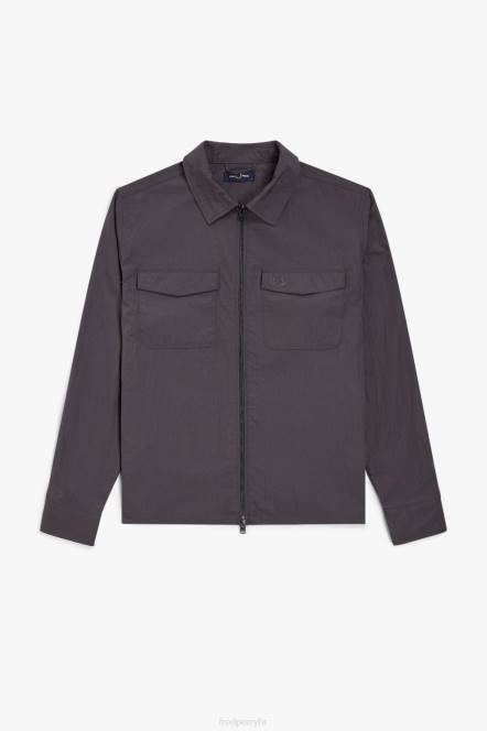 Fred Perry muškarci teksturirana majica s patentnim zatvaračem N42N230 odjeća kovčeg