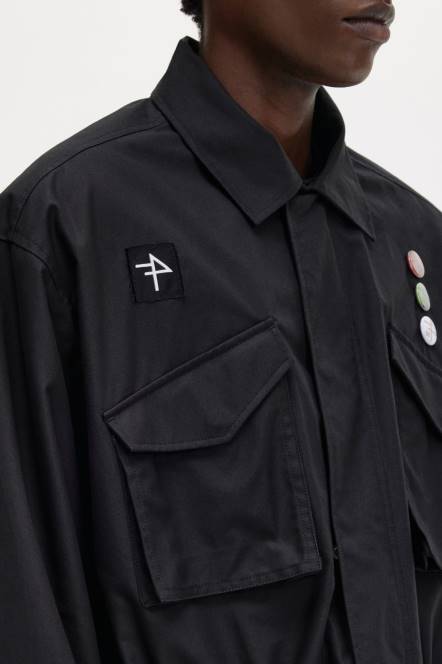 Fred Perry muškarci uslužna jakna N42N252 odjeća crno