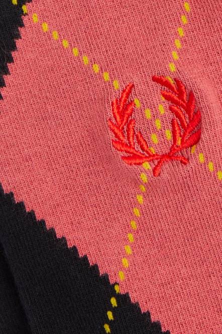 Fred Perry uniseks male argyle čarape N42N127 pribor cyber ružičasta