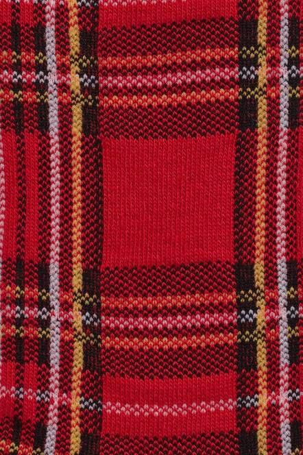 Fred Perry uniseks royal stewart čarape od tartana N42N133 pribor crna/šampanjac