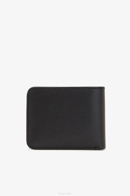 Fred Perry uniseks novčanik od brunirane kože na preklop N42N138 pribor crno