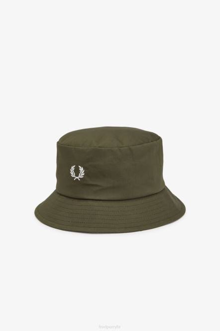 Fred Perry uniseks bonded bucket hat N42N95 pribor jednolična zelena