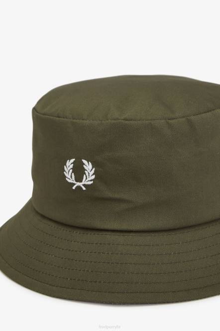 Fred Perry uniseks bonded bucket hat N42N95 pribor jednolična zelena
