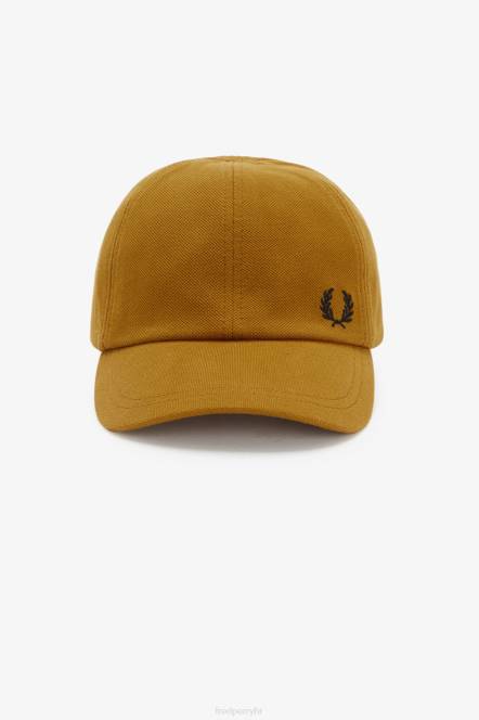 Fred Perry uniseks klasična pike kapa N42N77 pribor tamna karamela