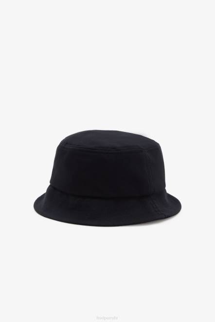 Fred Perry uniseks pique bucket hat N42N90 pribor crno