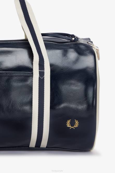 Fred Perry žene klasična bačvasta torba N42N170 pribor tamnoplava/ekru