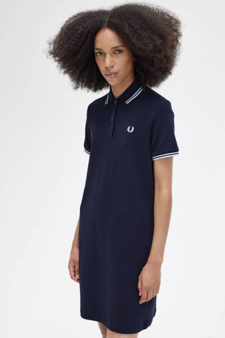 Fred Perry žene haljina s dva vrha N42N606 odjeća mornarica