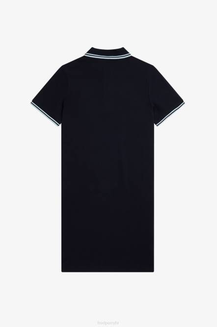 Fred Perry žene haljina s dva vrha N42N606 odjeća mornarica