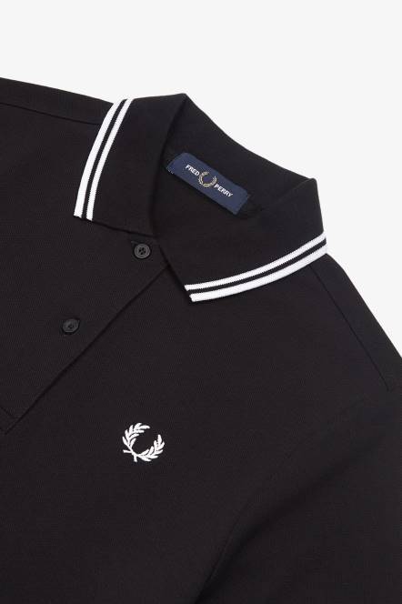 Fred Perry žene haljina s dva vrha N42N609 odjeća crno