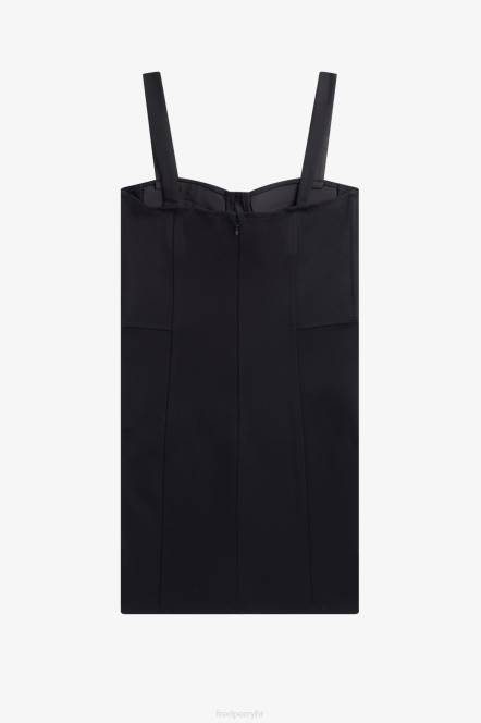 Fred Perry žene haljina uz tijelo N42N612 odjeća tonski leopard