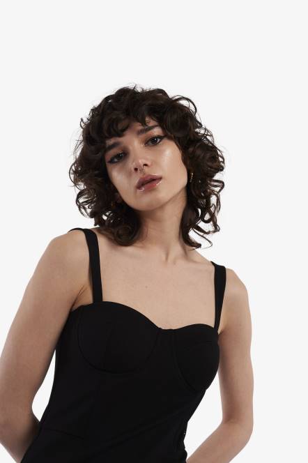 Fred Perry žene haljina uz tijelo N42N612 odjeća tonski leopard