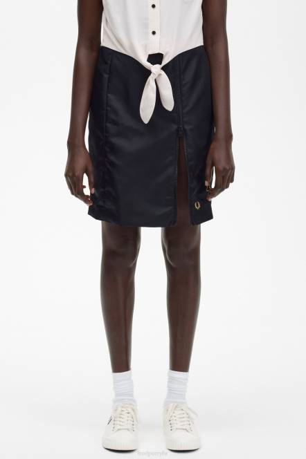 Fred Perry žene suknja s detaljima na patent N42N693 odjeća crno