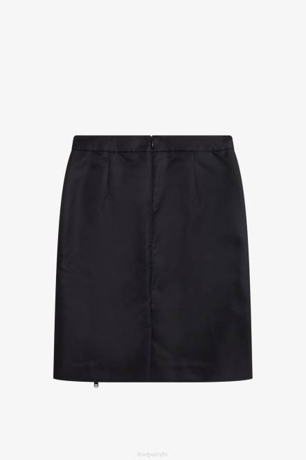 Fred Perry žene suknja s detaljima na patent N42N693 odjeća crno