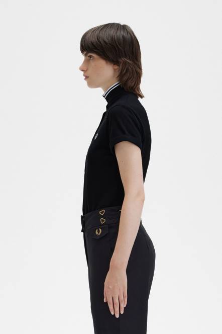 Fred Perry žene amy košulja N42N631 odjeća crno