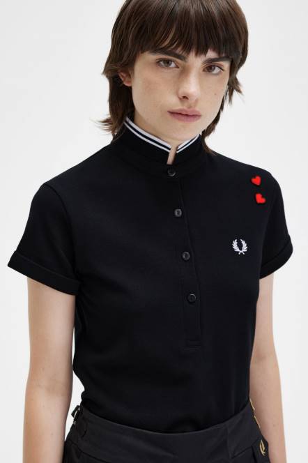 Fred Perry žene amy košulja N42N631 odjeća crno