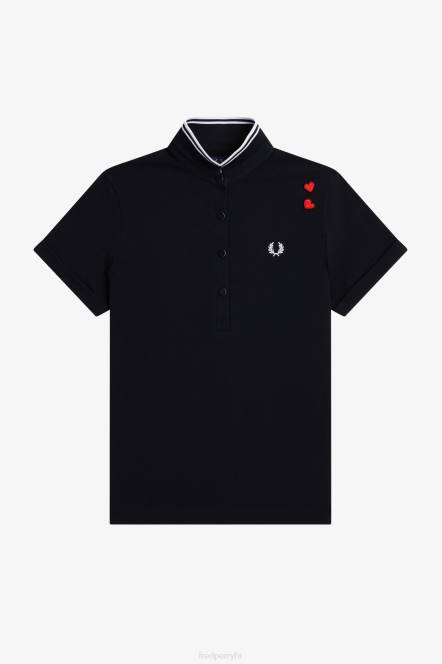 Fred Perry žene amy košulja N42N631 odjeća crno