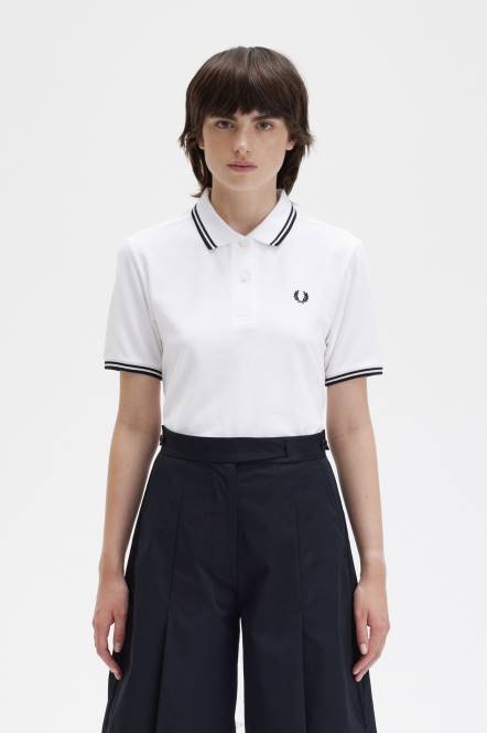 Fred Perry žene g3600 N42N627 odjeća bijelo crno