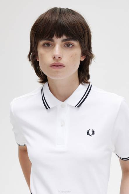 Fred Perry žene g3600 N42N627 odjeća bijelo crno