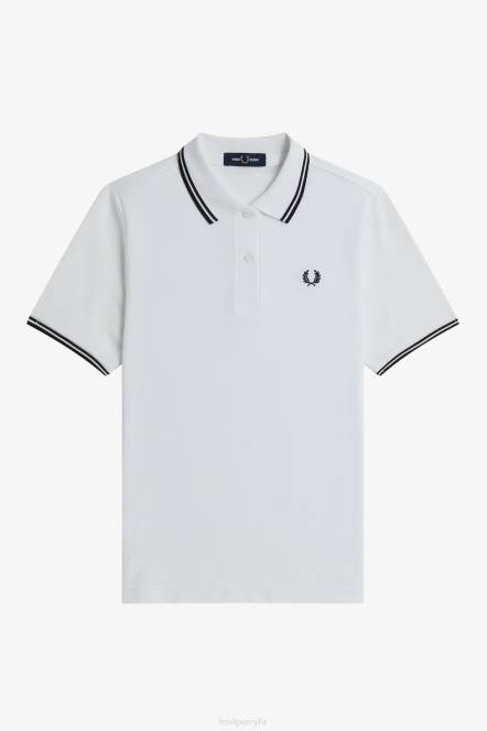 Fred Perry žene g3600 N42N627 odjeća bijelo crno