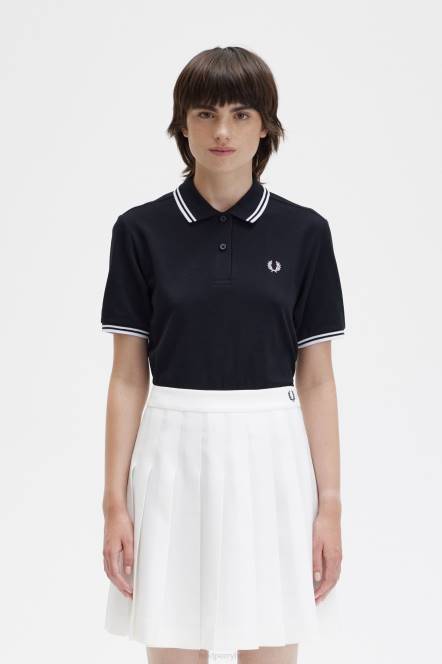 Fred Perry žene g3600 N42N632 odjeća crno bijeli
