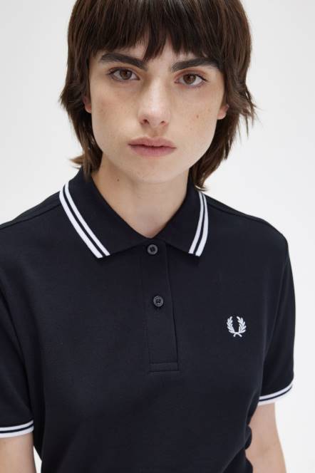 Fred Perry žene g3600 N42N632 odjeća crno bijeli