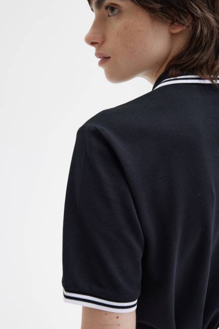 Fred Perry žene g3600 N42N632 odjeća crno bijeli