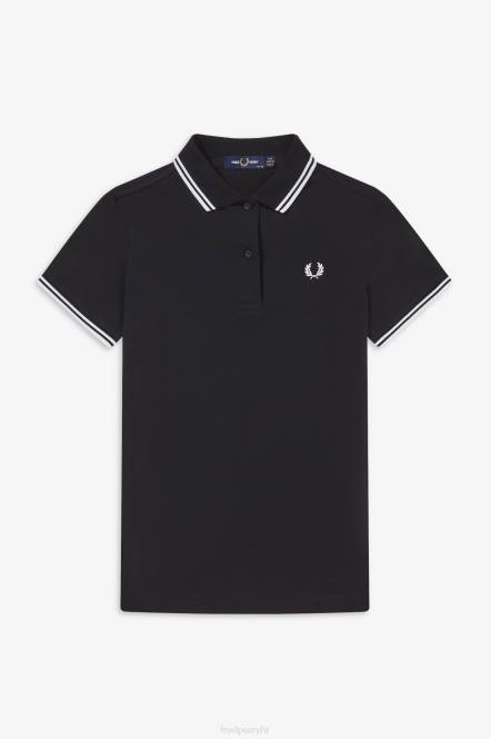 Fred Perry žene g3600 N42N632 odjeća crno bijeli