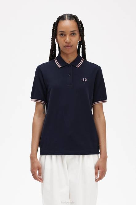 Fred Perry žene g3600 N42N635 odjeća tamnoplava/kredasto ružičasta