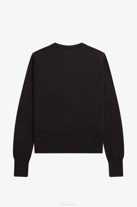 Fred Perry žene dugmad iako kardigan N42N666 odjeća crno