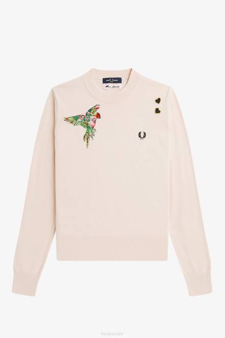 Fred Perry žene izvezeni džemper N42N678 odjeća crno