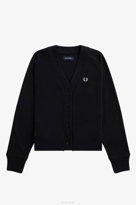 Fred Perry žene sweatshirt kardigan N42N646 odjeća crno
