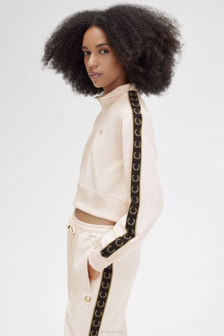 Fred Perry žene skraćena trenirka sa vrpcom N42N32 odjeća svilenkasta breskva