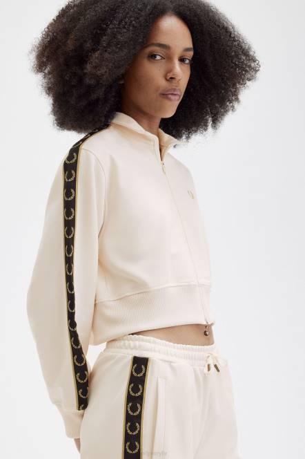 Fred Perry žene skraćena trenirka sa vrpcom N42N32 odjeća svilenkasta breskva