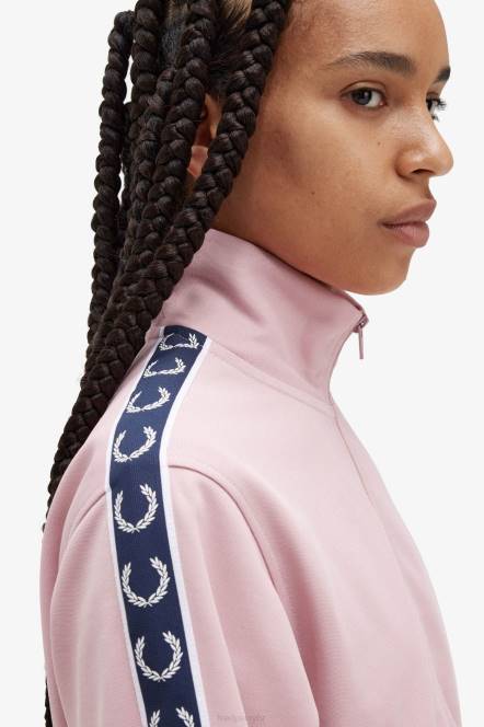 Fred Perry žene skraćena trenirka sa vrpcom N42N601 odjeća kredasto ružičasta