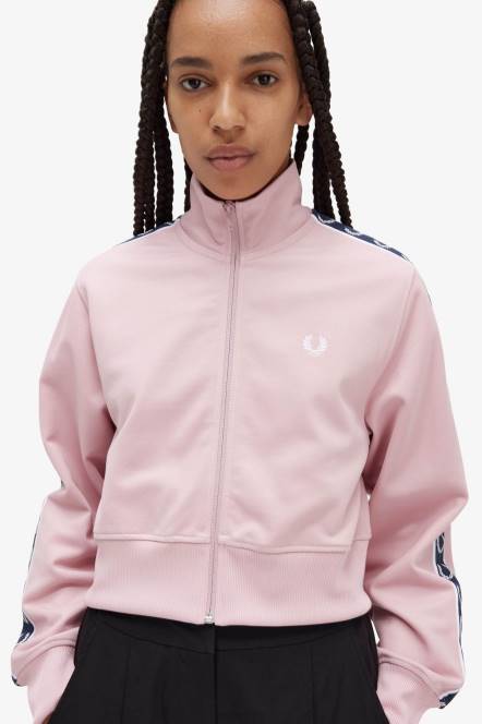 Fred Perry žene skraćena trenirka sa vrpcom N42N601 odjeća kredasto ružičasta